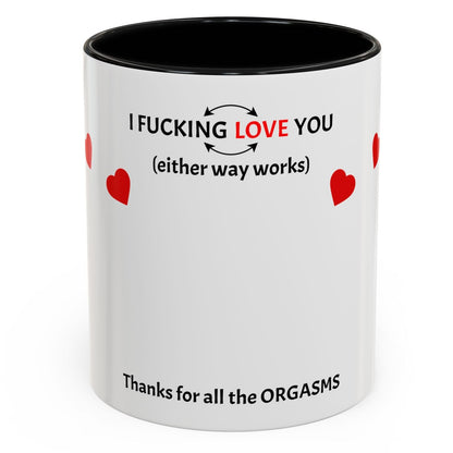 Two-Tone Coffee Mug – I F*cking Love You (Either Way Works)